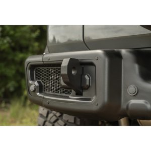 Jeep Wrangler JK Bumper - Rear - Rugged Ridge - Spartacus, Stamped Steel - Satin Black - `07-`18